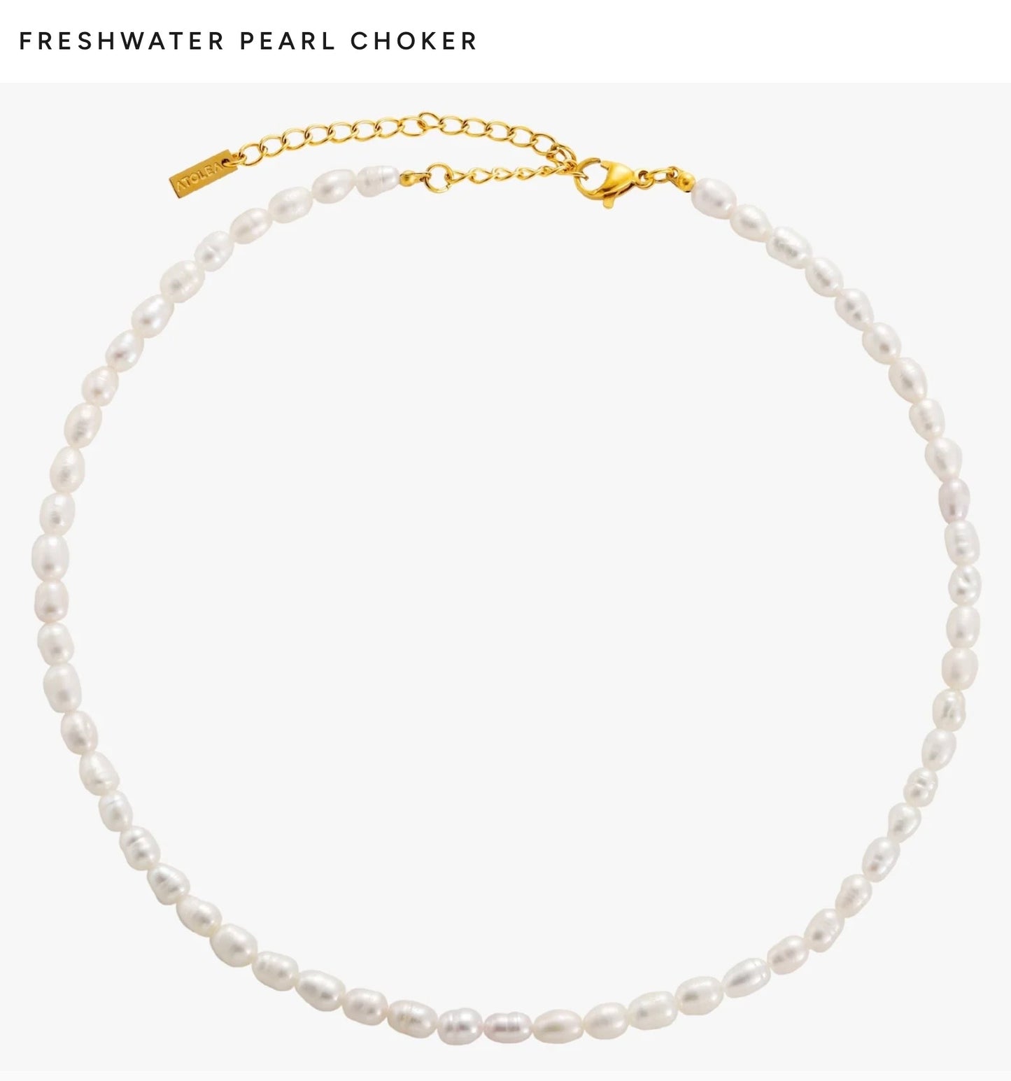 Atolea Freshwater Pearl Choker