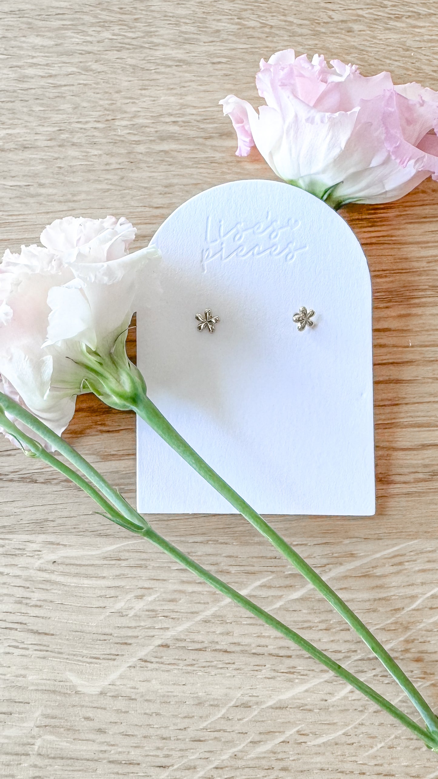 14k Gold Filled Floral Studs