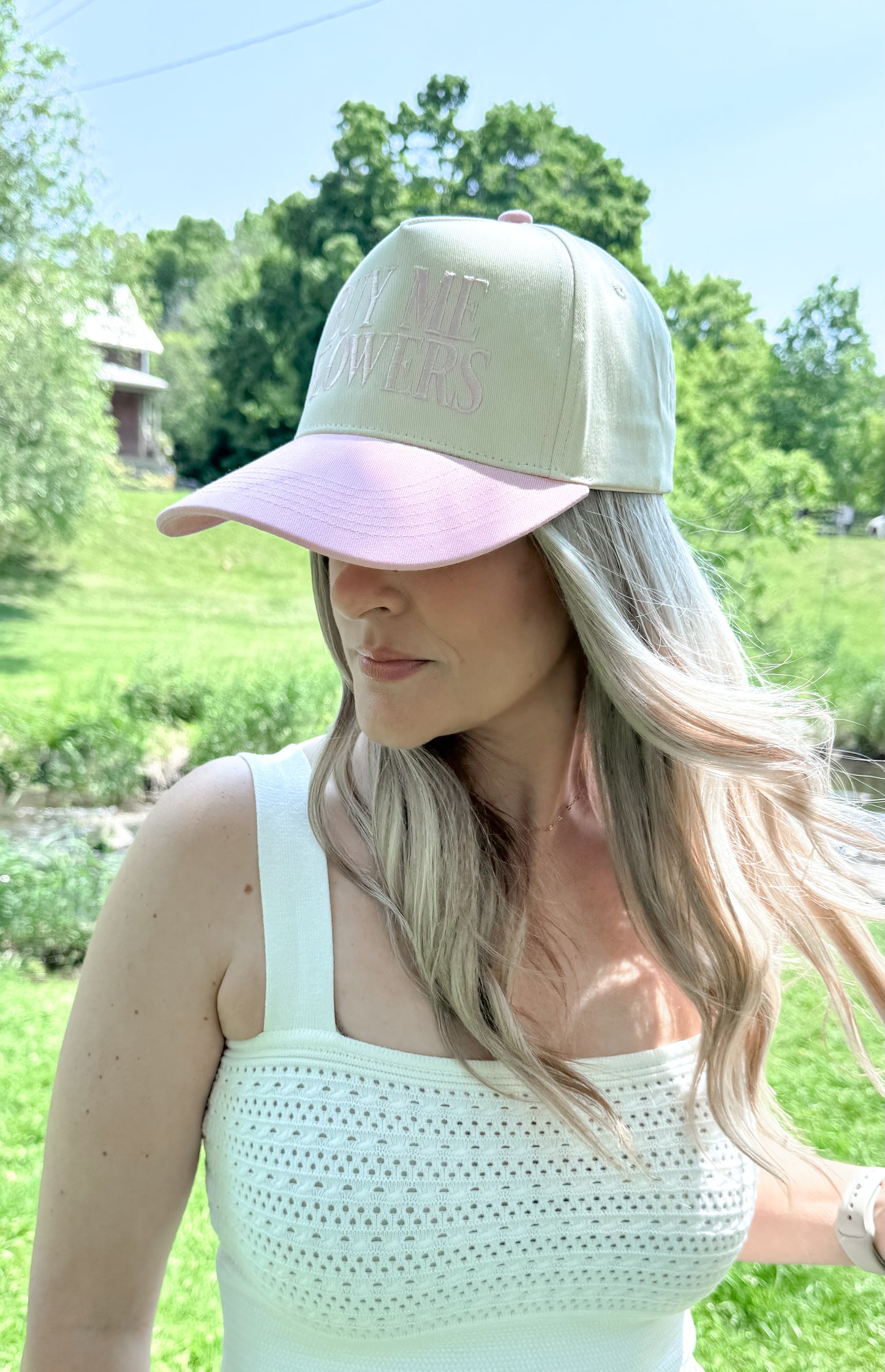 "Buy me Flowers" Hat