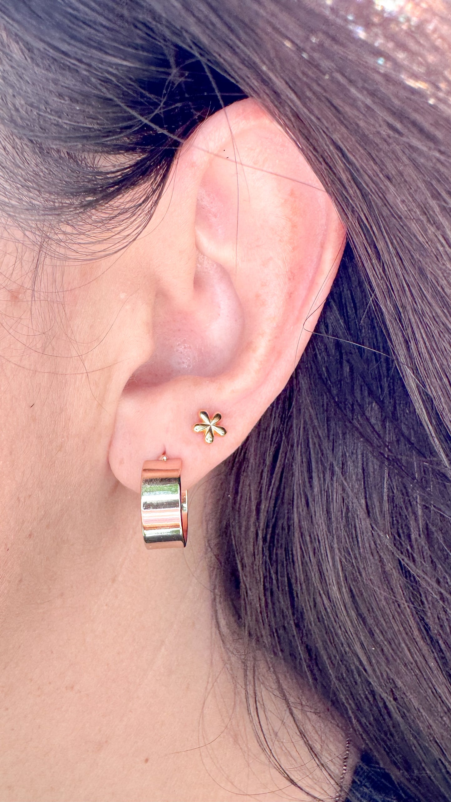 14k Gold Filled Floral Studs
