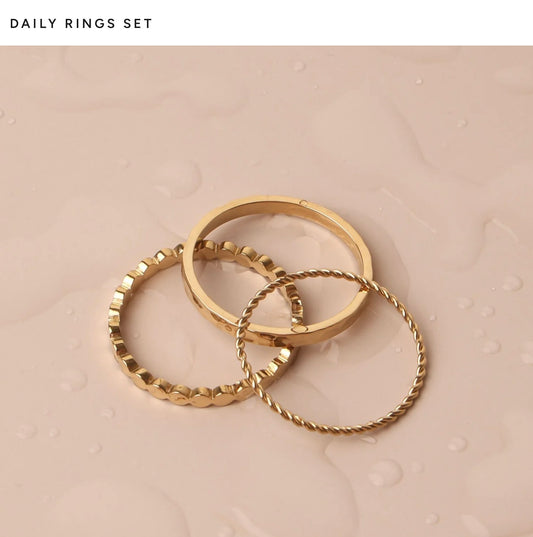 Atolea - Daily Rings Set