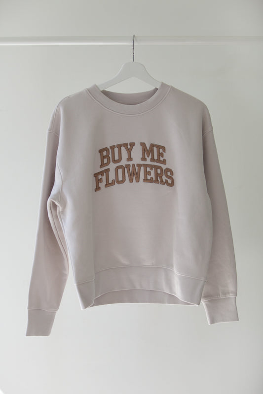 Buy Me Flowers - Relaxed Crew Neck Sweater