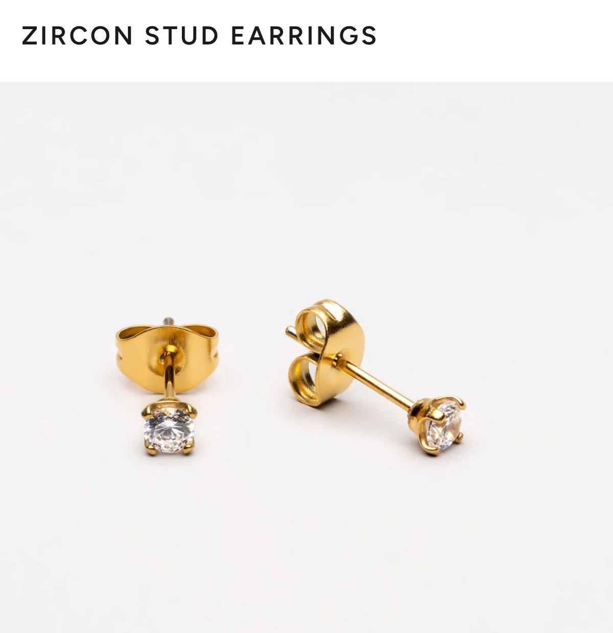 Atolea - Zircon Stud Earring