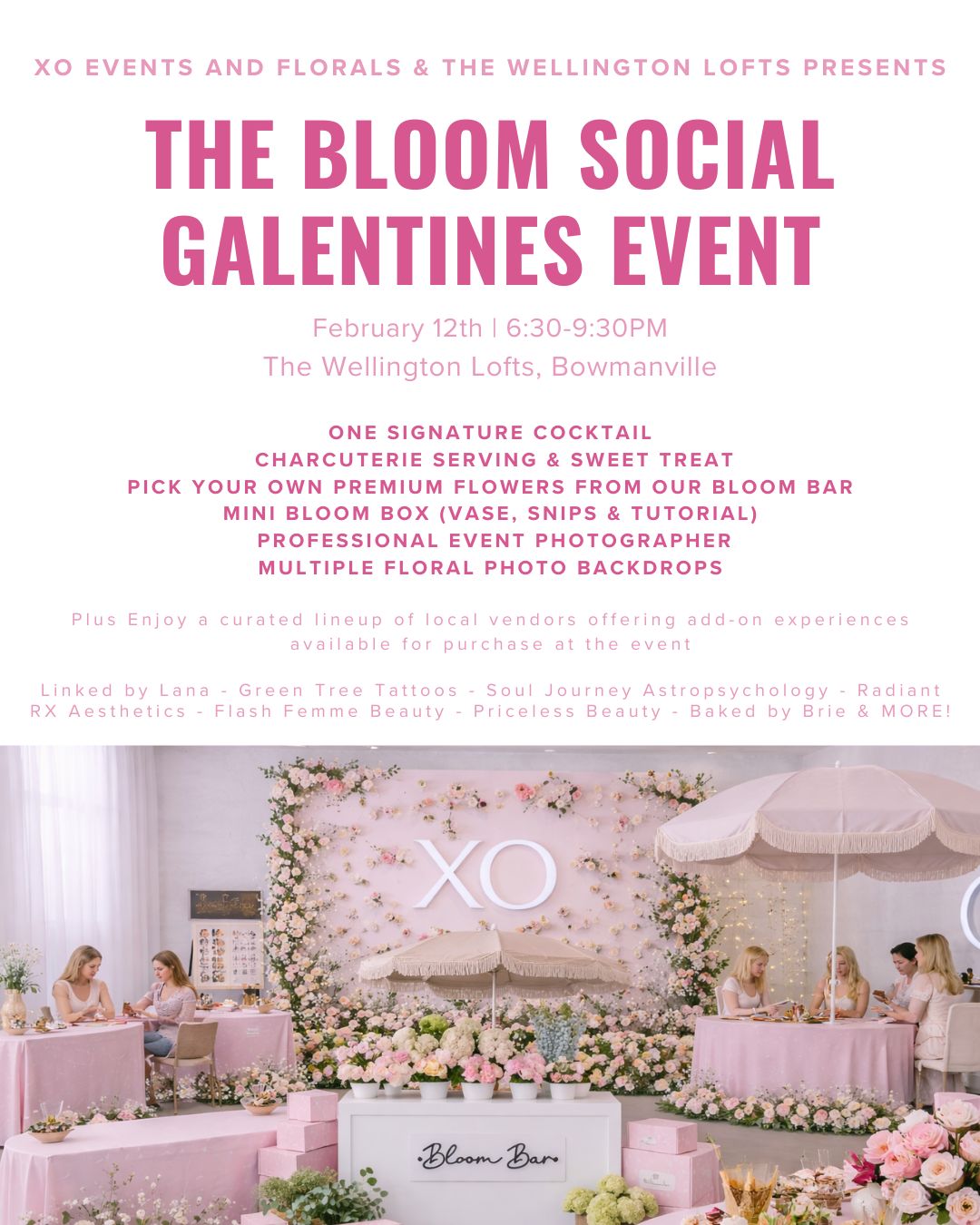 The Bloom Social: Galentine's Edition by XO Events + The Wellington Lofts